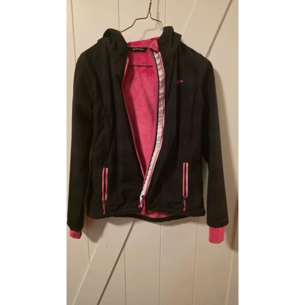 Snozu Girl Jacket Black & Pink L (14-16)